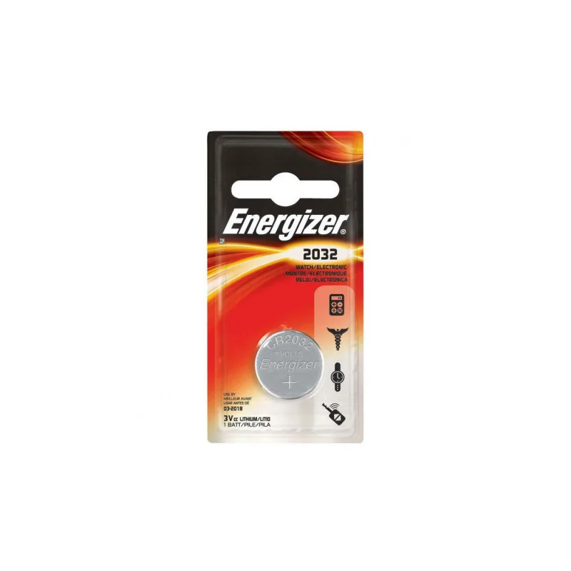 PILE ENERGIZER CR2032 LITHIUM BP1 3V