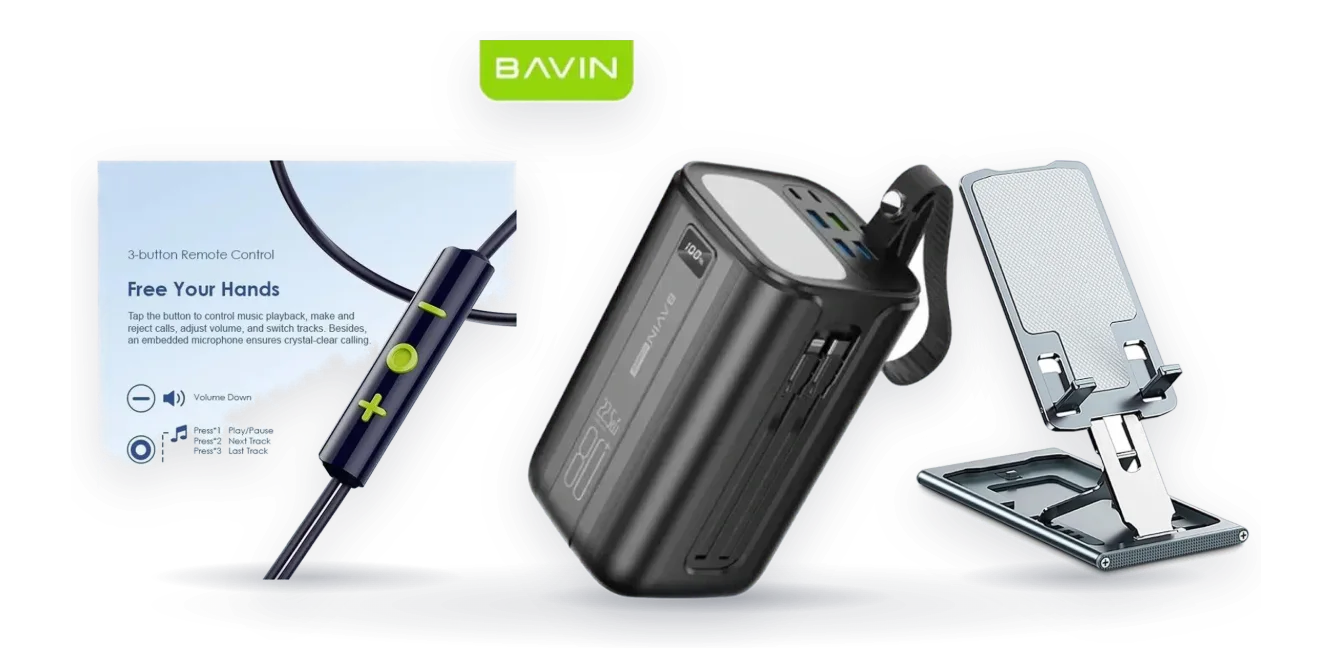 Accessoires Téléphones : Bavin, Oraimo, Inter-tech chez BSTech