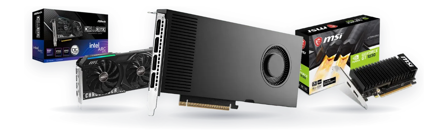 Carte graphique : Pny, Asrock, Msi chez BSTech