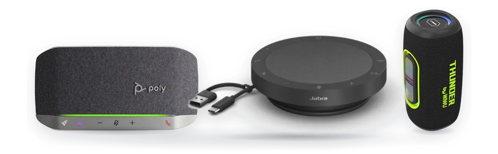 Haut-Parleurs : Jabra, Poly, Wiwu chez BSTech
