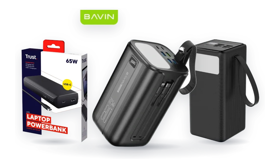 Powerbank : Bavin, Trust, Platinet chez BSTech