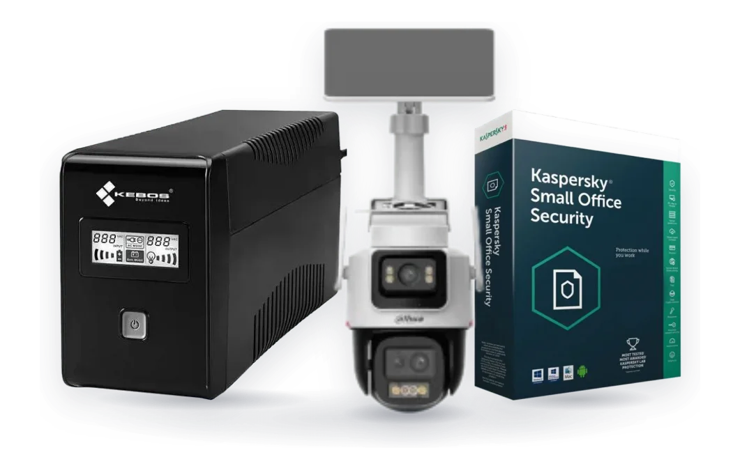 Sécurité & Onduleurs : Dahua, Kebos, Kaspersky chez BSTech