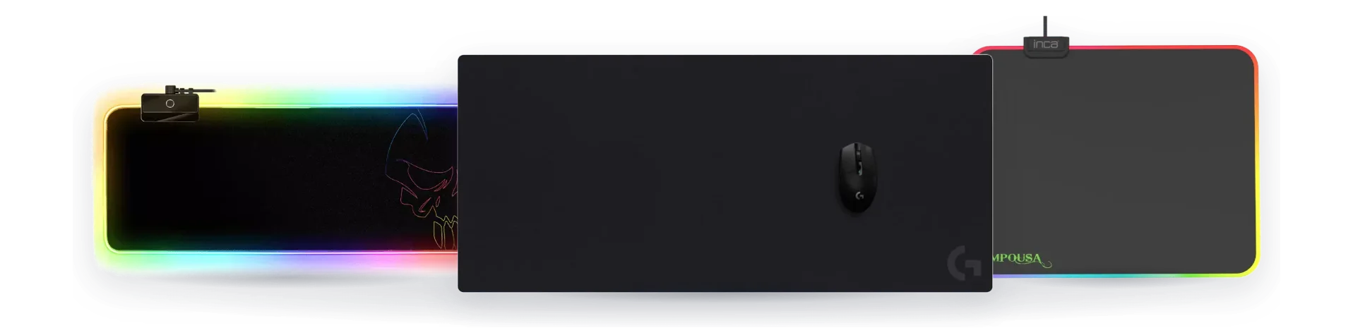 Tapis de souris : Logitech, Spirit of gamer, Inca chez BSTech