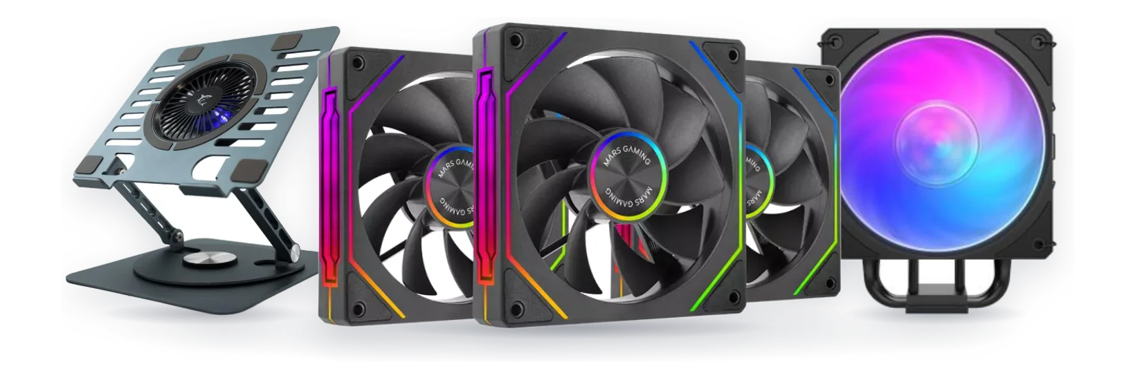 Ventilateur & Refroidisseur : Mars gaming, White shark, Cooler master chez BSTech