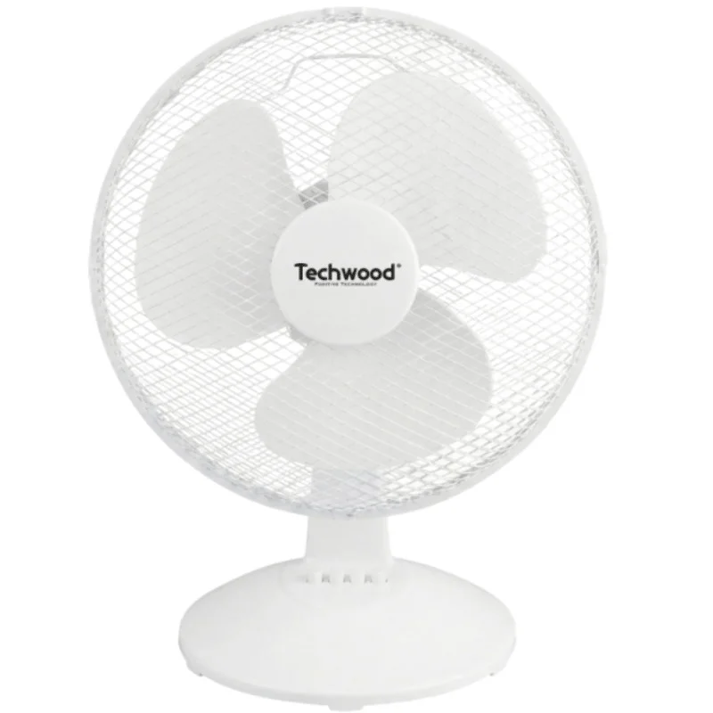 VENTILATEUR DE TABLE TECHWOOD 30CM BL 35W 3PALES TVE-3032
