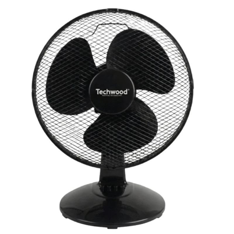 VENTILATEUR DE TABLE TECHWOOD 30CM NOIR 35W 3PALES TVE-3036