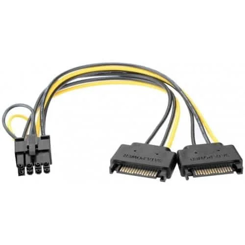 CABLE ALIMENTATION 8 PIN TO 2 SATA